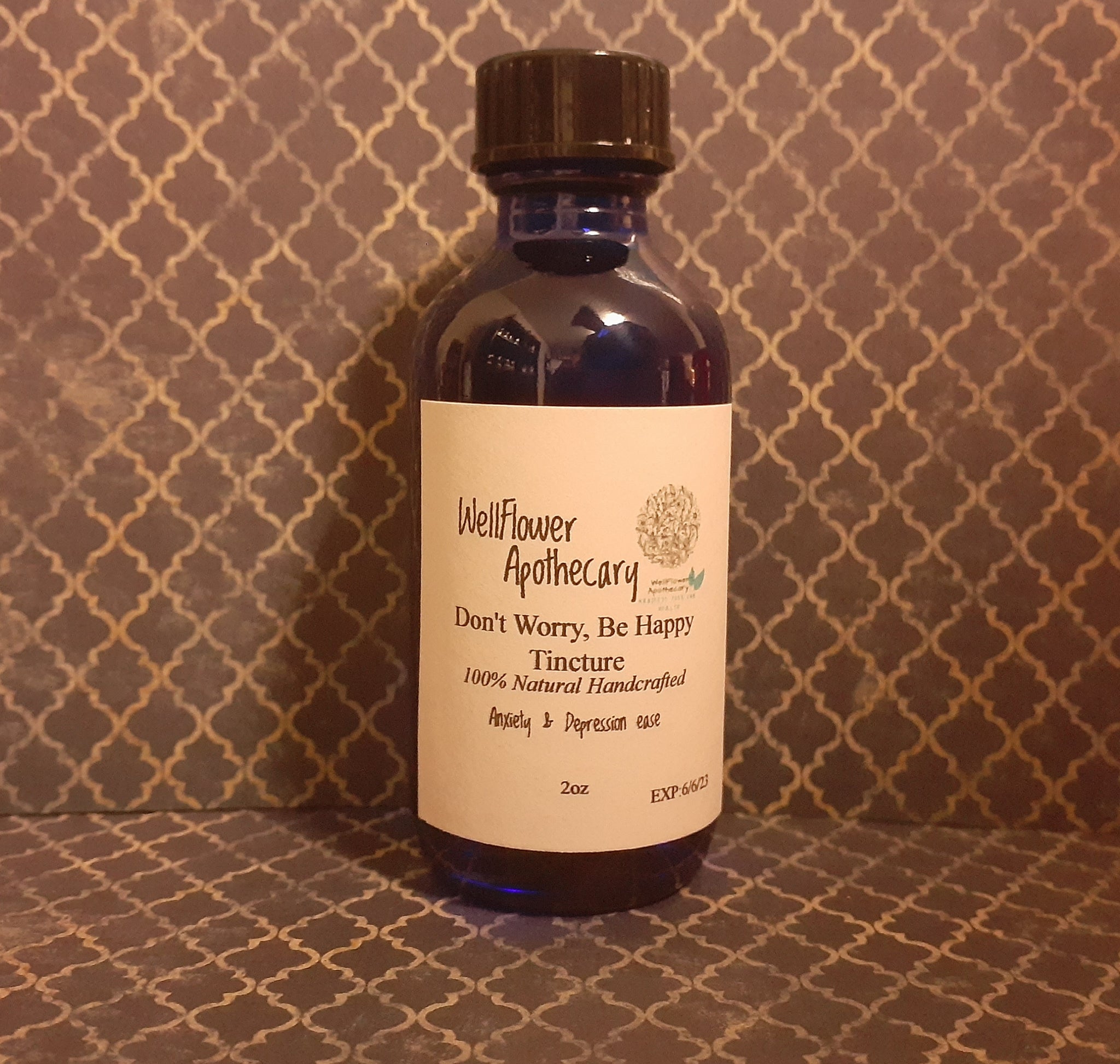 Dont Worry, Be Happy Tincture (Anxiety & Depression ease)- SHIPS 4/30/22